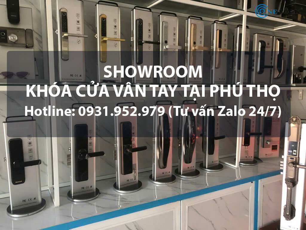 Cửa hàng bán khóa cửa vân tay tại Phú Thọ chính hãng