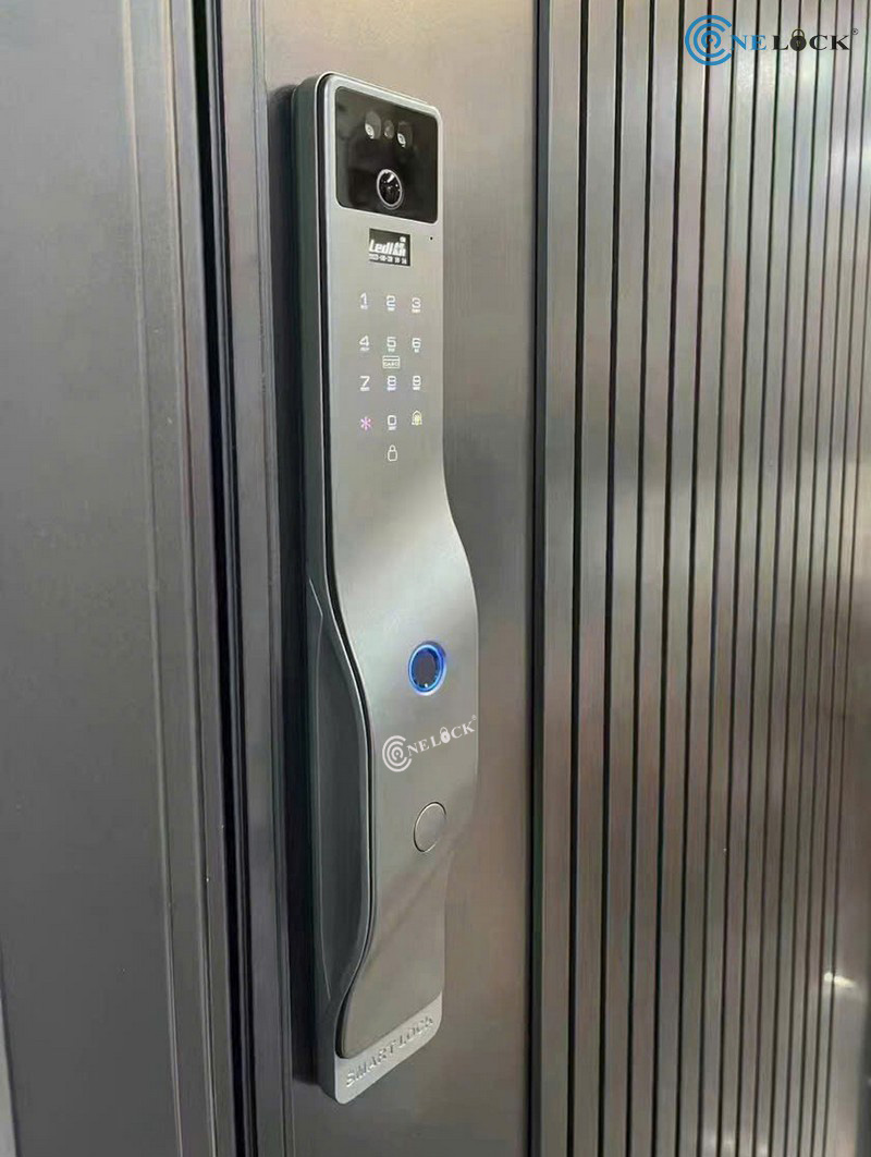 Khóa cửa nhận dạng khuôn mặt Nghệ An - Lắp cho cửa thép chống cháy