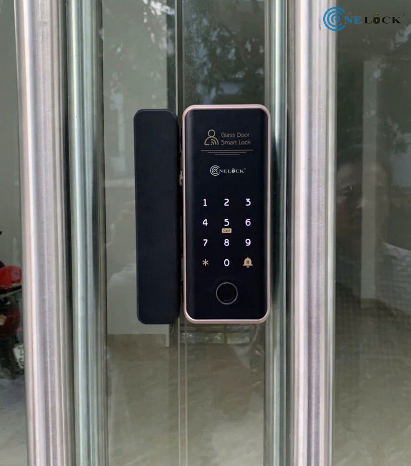 Khóa cửa vân tay Cao Bằng - Lắp cho cửa kính cường lực