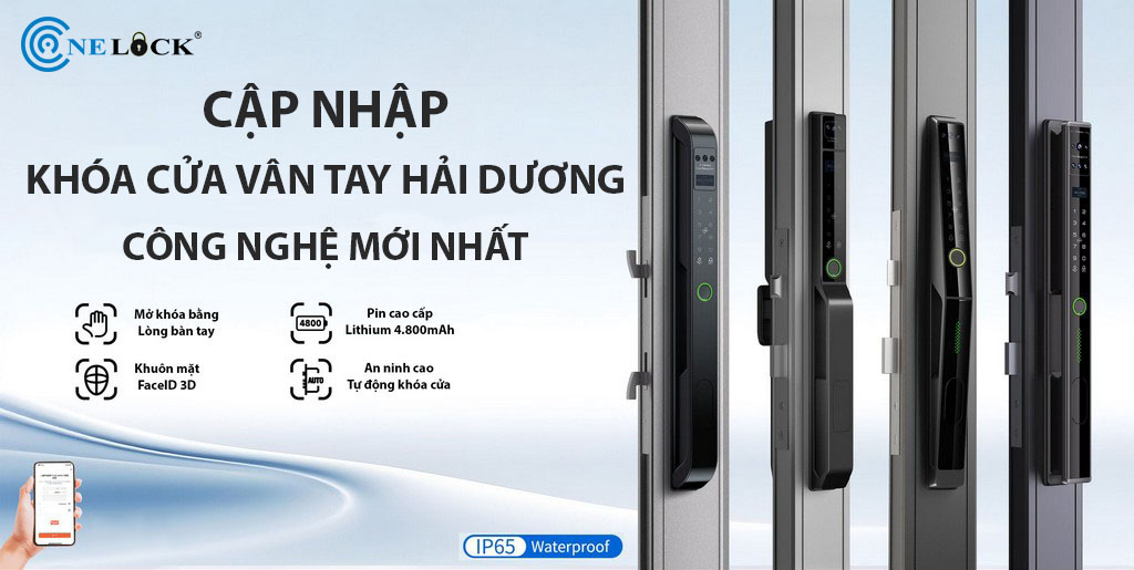 Khóa cửa vân tay Hải Dương mới nhất