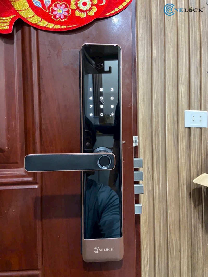 Khóa cửa vân tay chống nước An Giang - Lắp cho cửa gỗ