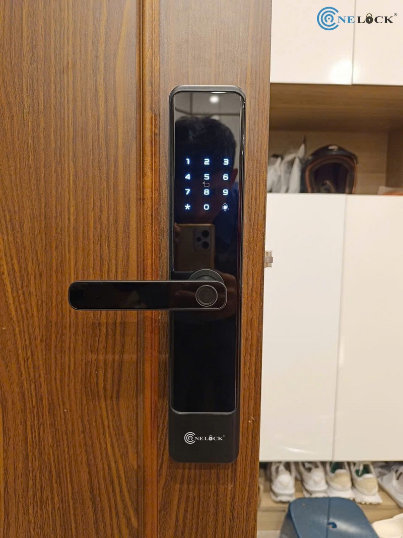 Khóa cửa vân tay chống nước Lạng Sơn - Lắp cho cửa gỗ