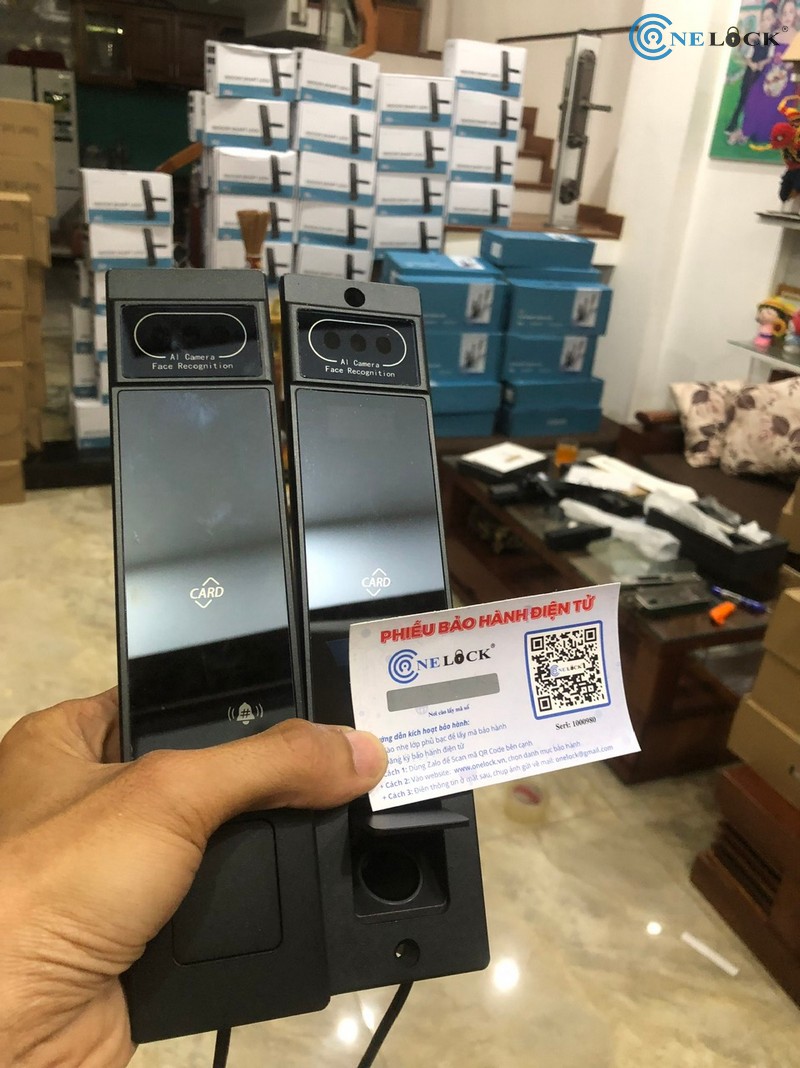 Khóa cửa nhận dạng khuôn mặt tại Nghệ An - Lắp cho cửa cổng