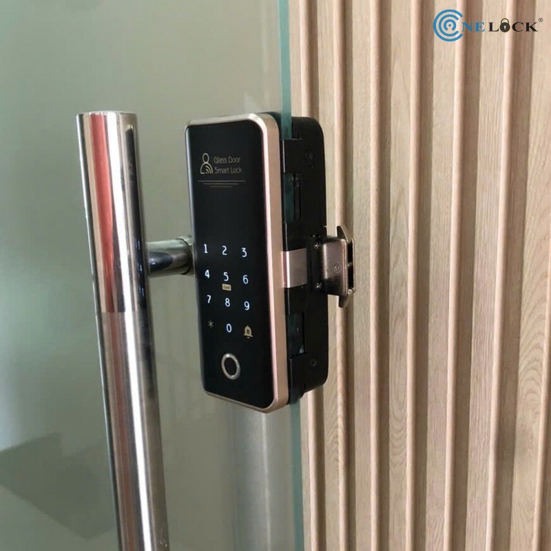 Khóa vân tay chống nước An Giang - Lắp cho cửa  kính