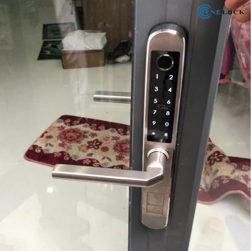 Khóa vân tay chống nước tại Nghệ An - Lắp cho cửa Xingfa