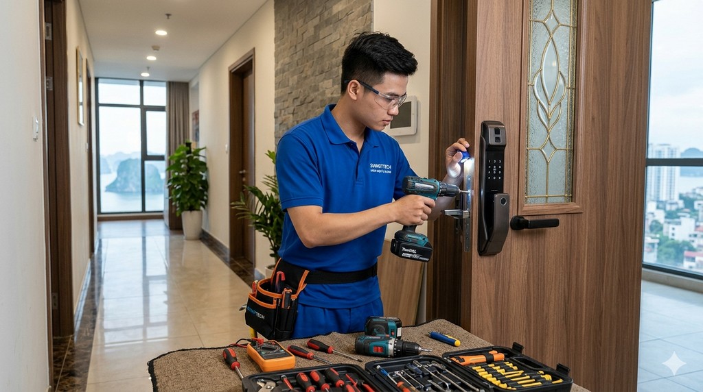 Lap dat va sua khoa cua van tay Ha Long