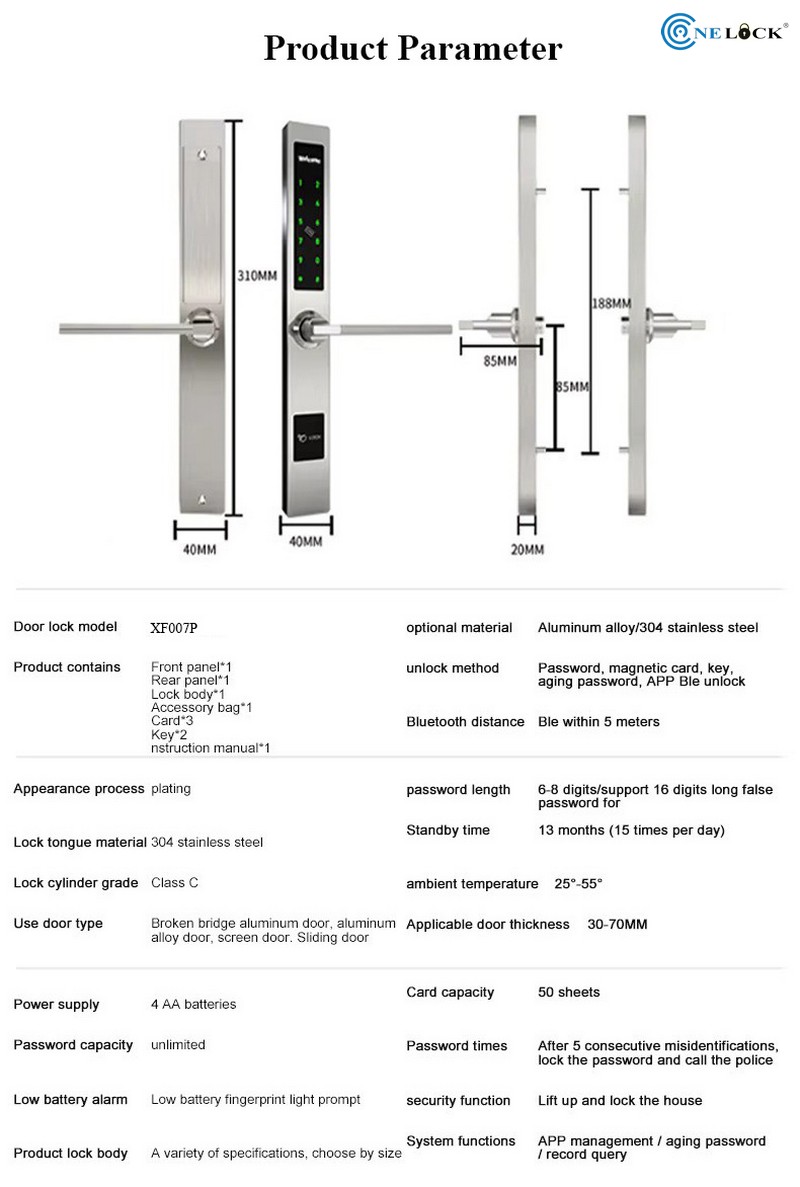 OneLock XF007P-Detail 4
